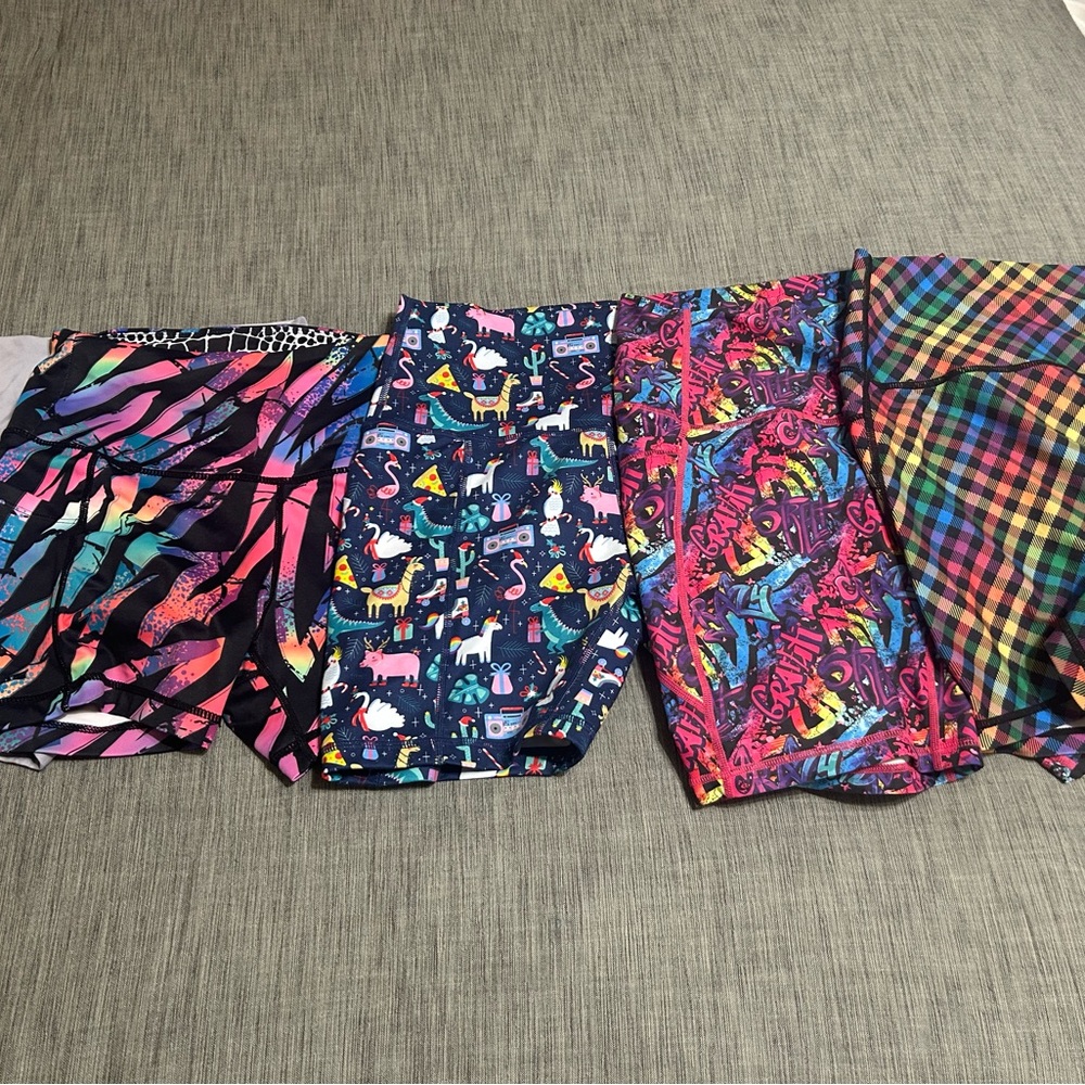 Vibrant Women's Athletic Crossfit/Bike Shorts Bundle